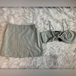 Forever21 Linen Co-ord Set